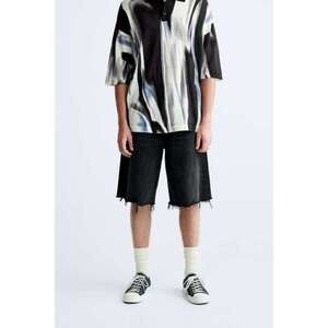 RELAXED FIT DENIM SHORTS